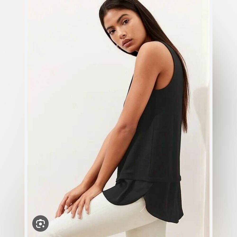 Banana Republic Mixed LuxeSpun Tank Blouse